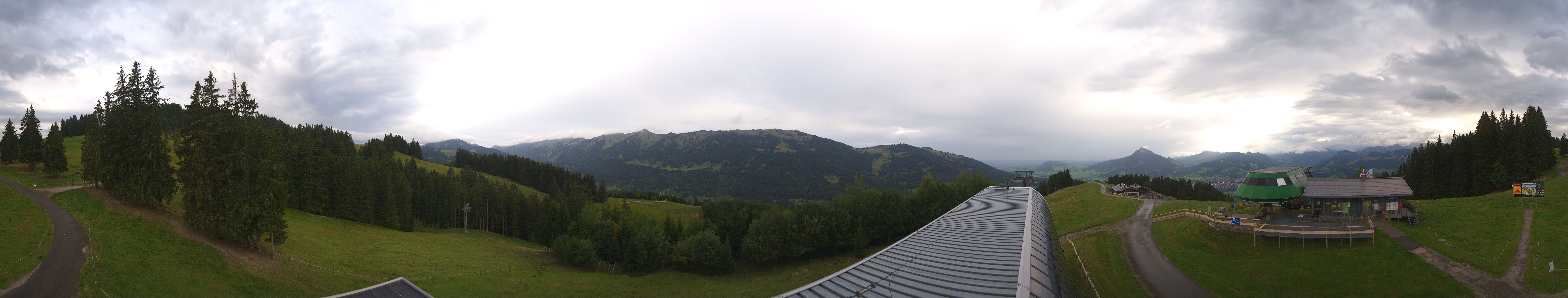 Archiv Foto Webcam Ofterschwanger Horn, Panoramablick