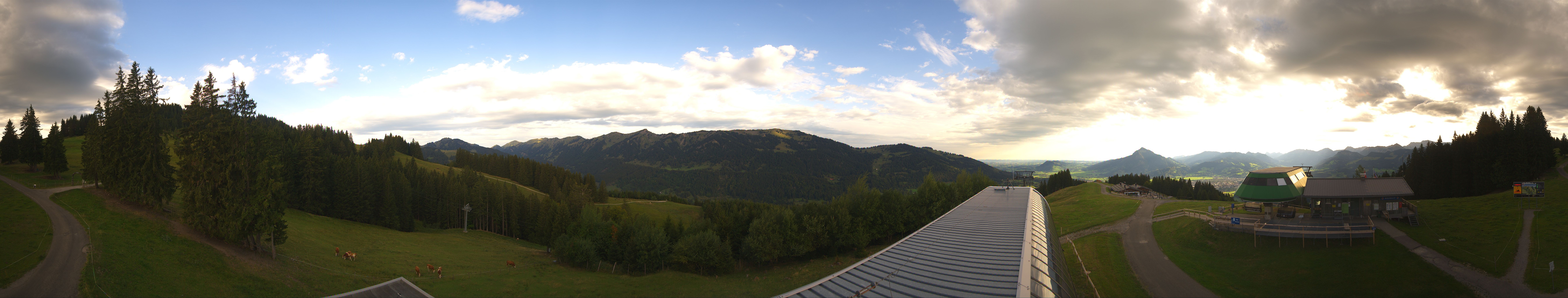 Archiv Foto Webcam Ofterschwanger Horn, Panoramablick