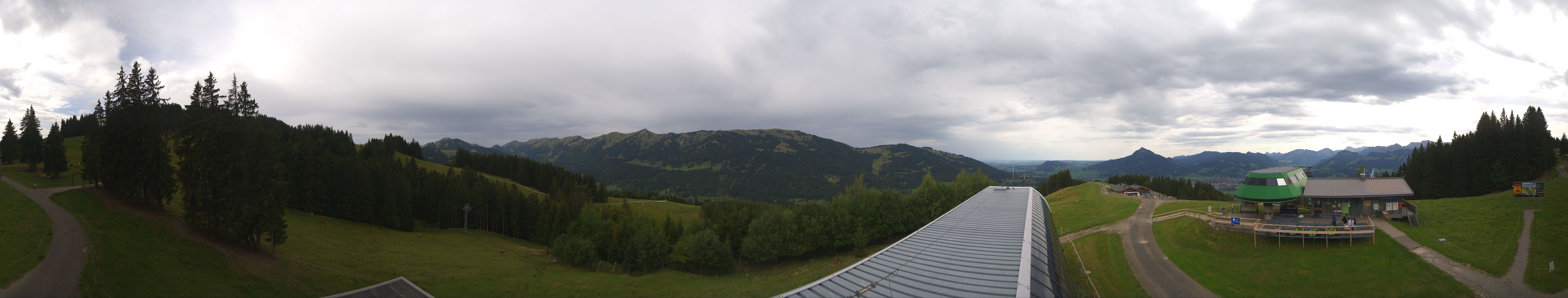 Archiv Foto Webcam Ofterschwanger Horn, Panoramablick