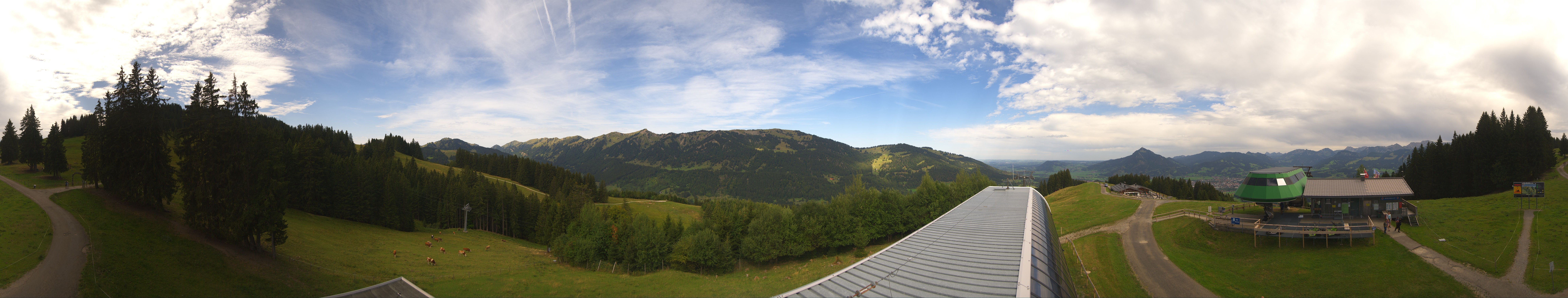 Archiv Foto Webcam Ofterschwanger Horn, Panoramablick