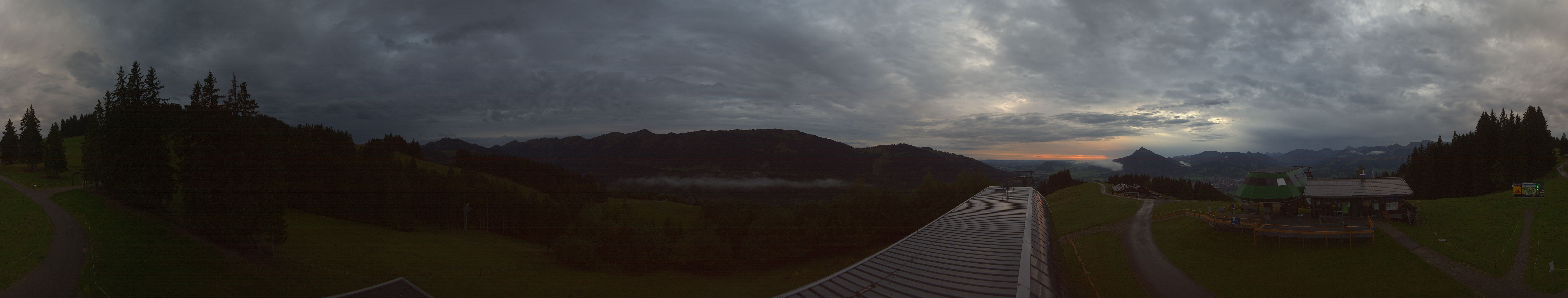 Archiv Foto Webcam Ofterschwanger Horn, Panoramablick