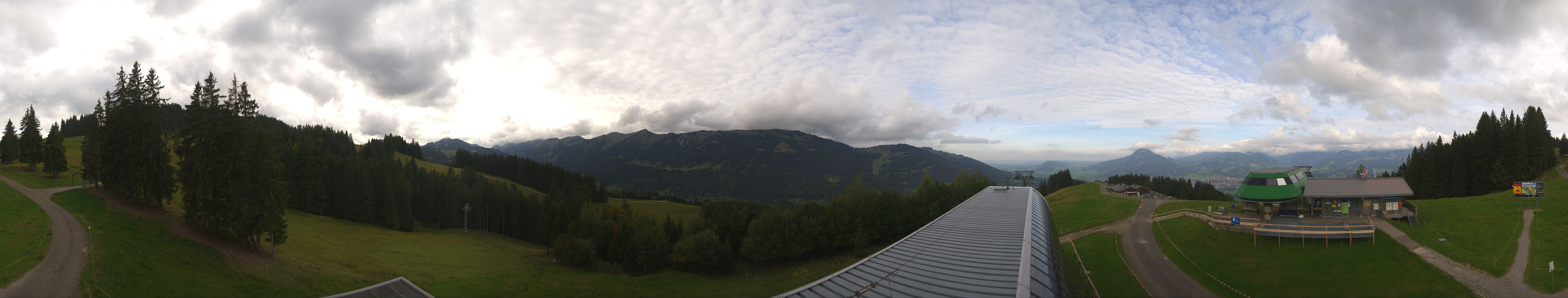 Archiv Foto Webcam Ofterschwanger Horn, Panoramablick