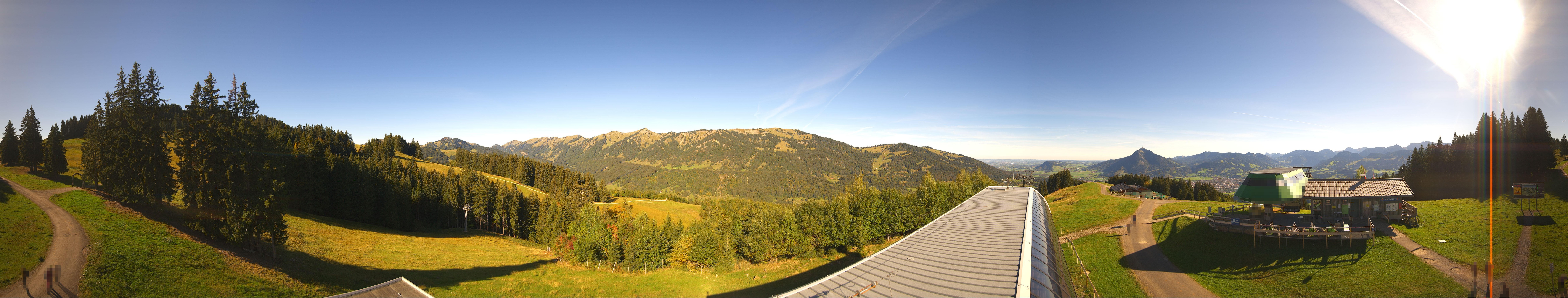 Archiv Foto Webcam Ofterschwanger Horn, Panoramablick