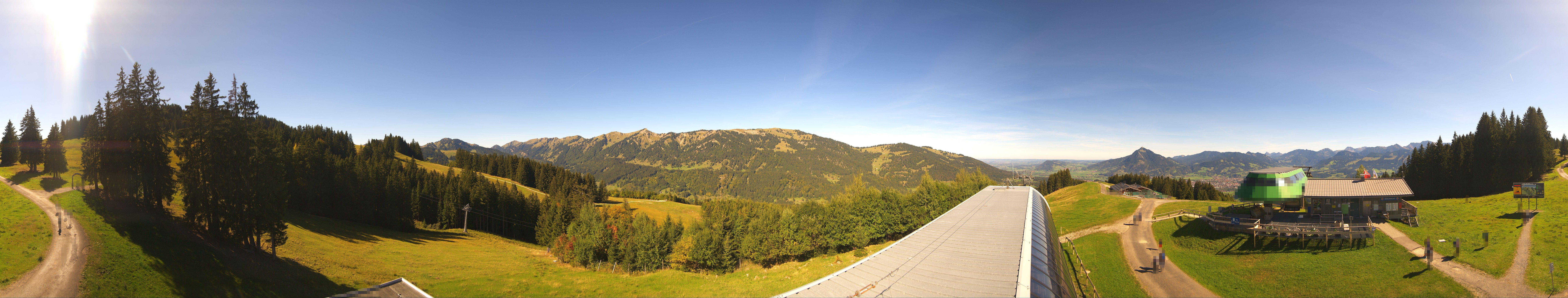 Archiv Foto Webcam Ofterschwanger Horn, Panoramablick