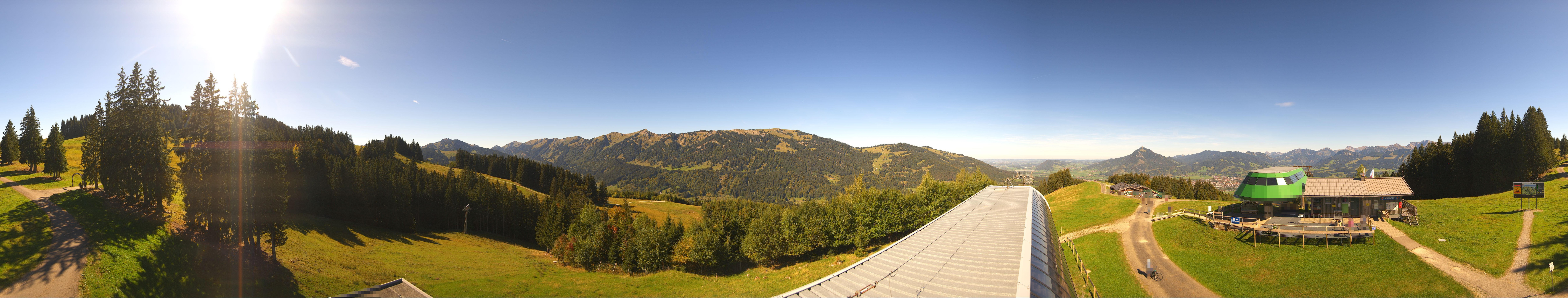 Archiv Foto Webcam Ofterschwanger Horn, Panoramablick