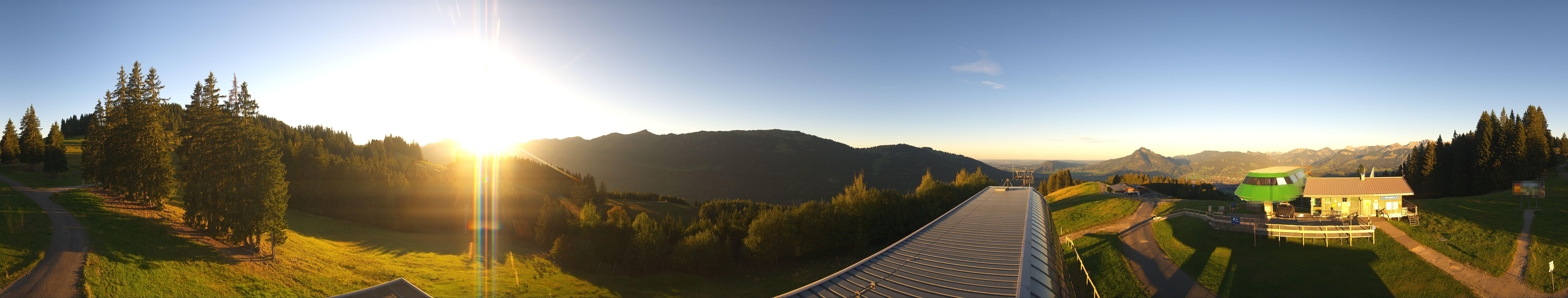 Archiv Foto Webcam Ofterschwanger Horn, Panoramablick