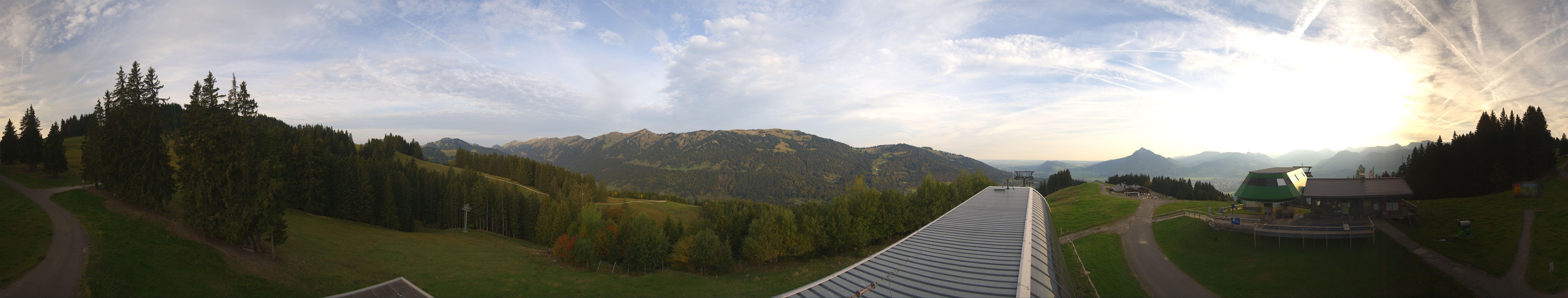 Archiv Foto Webcam Ofterschwanger Horn, Panoramablick
