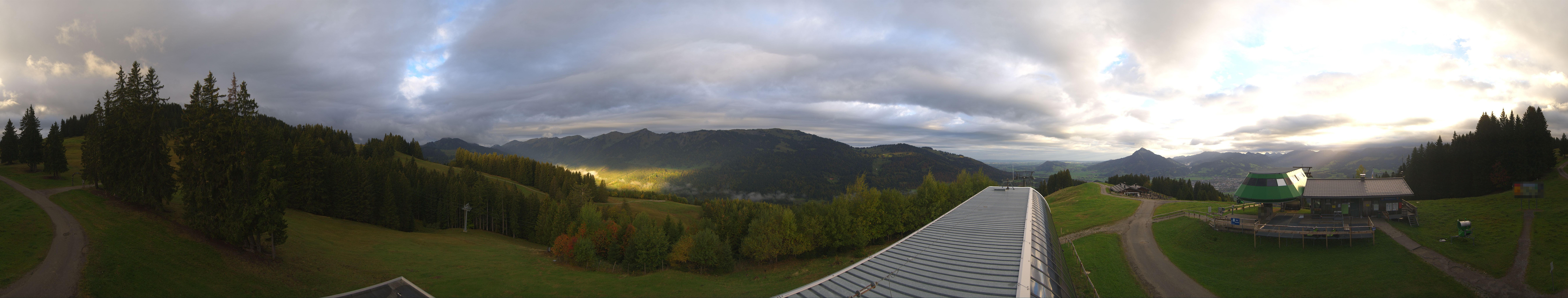 Archiv Foto Webcam Ofterschwanger Horn, Panoramablick