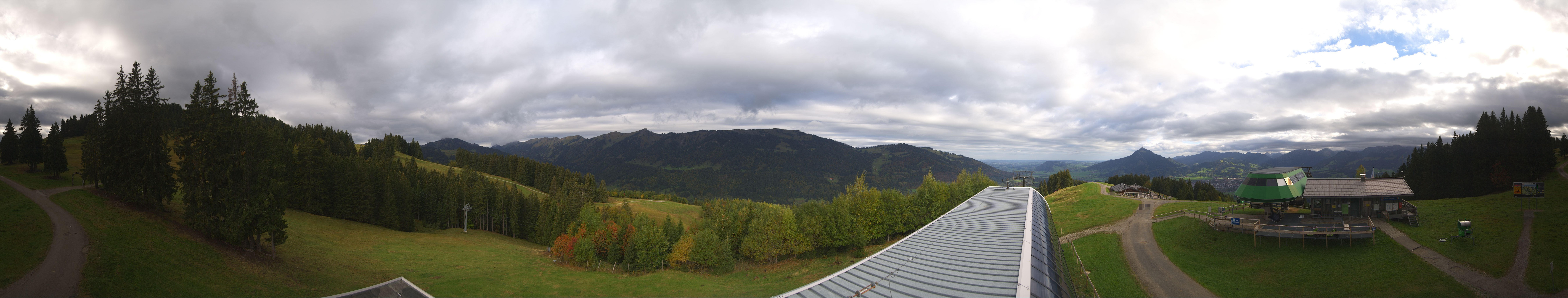 Archiv Foto Webcam Ofterschwanger Horn, Panoramablick