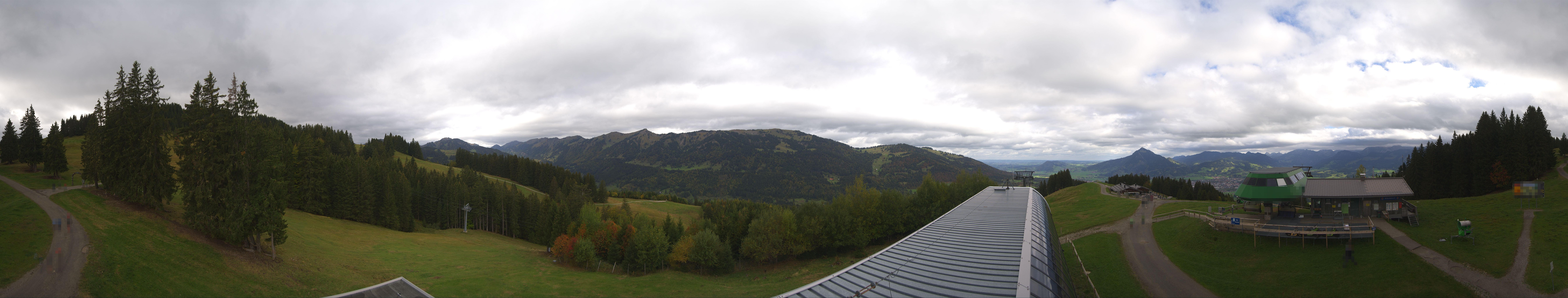Archiv Foto Webcam Ofterschwanger Horn, Panoramablick
