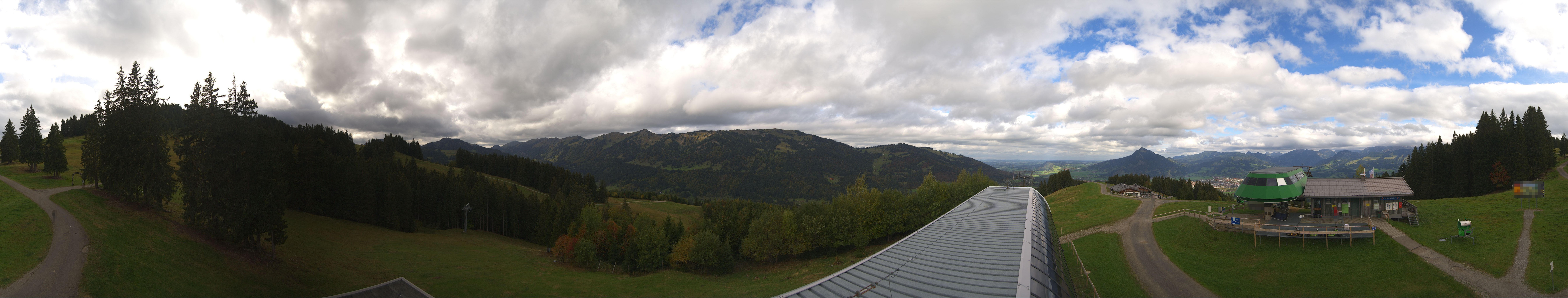 Archiv Foto Webcam Ofterschwanger Horn, Panoramablick