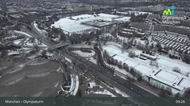 Archived image Webcam View over the Olympic Park Munich