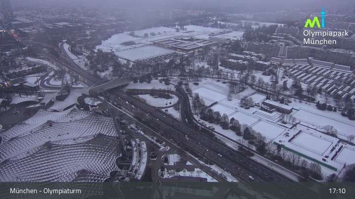 Archiv Foto Webcam München: Blick über den Olympiapark