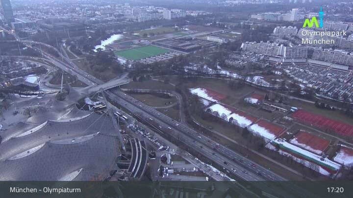 Archiv Foto Webcam München: Blick über den Olympiapark