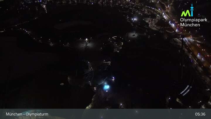 Archiv Foto Webcam München: Blick über den Olympiapark