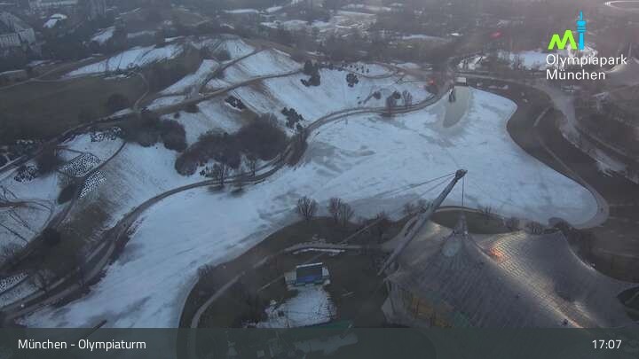 Archived image Webcam View over the Olympic Park Munich