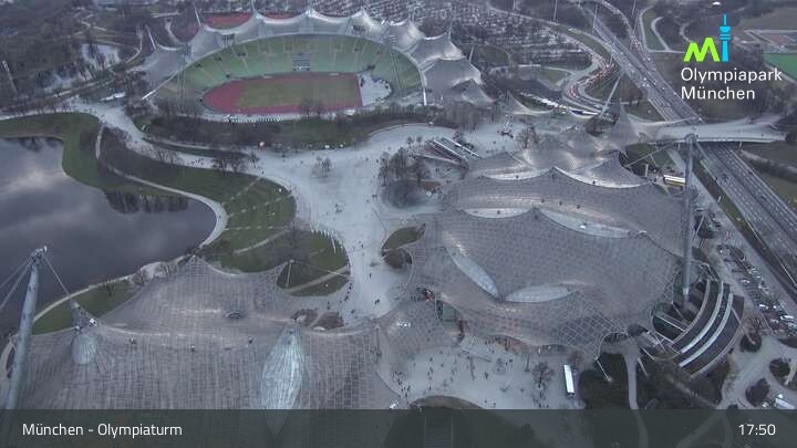 Archiv Foto Webcam München: Blick über den Olympiapark