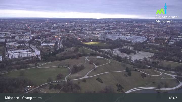 Archived image Webcam View over the Olympic Park Munich