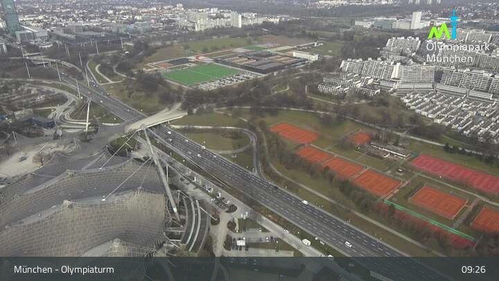 Archived image Webcam View over the Olympic Park Munich