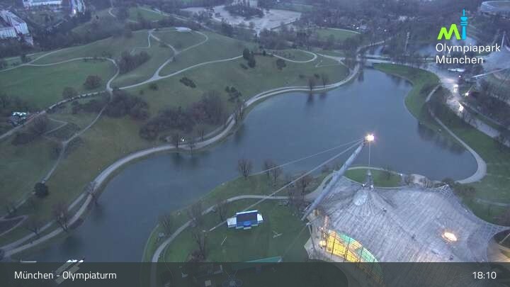 Archived image Webcam View over the Olympic Park Munich