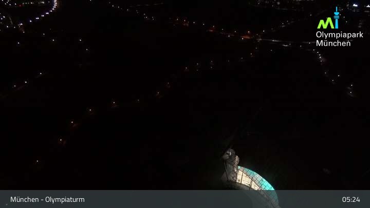 Archived image Webcam View over the Olympic Park Munich