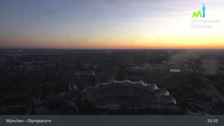 Archived image Webcam View over the Olympic Park Munich