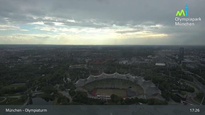 Archived image Webcam View over the Olympic Park Munich