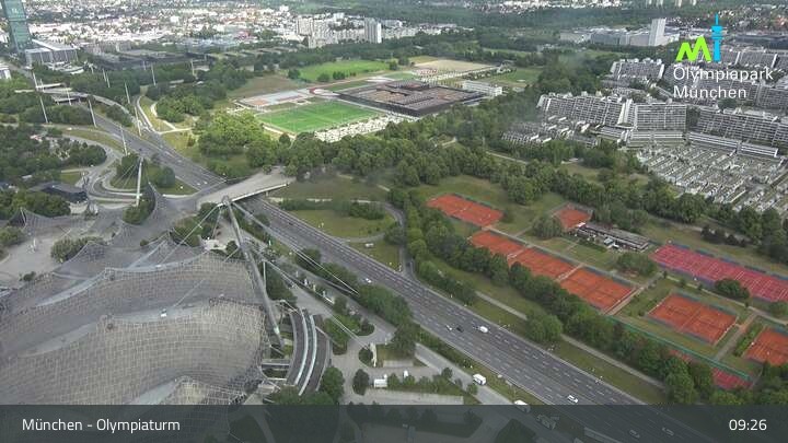 Archived image Webcam View over the Olympic Park Munich