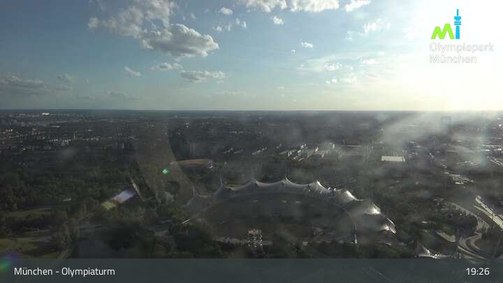 Archived image Webcam View over the Olympic Park Munich