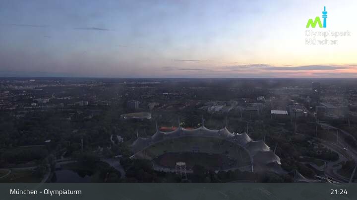 Archiv Foto Webcam München: Blick über den Olympiapark