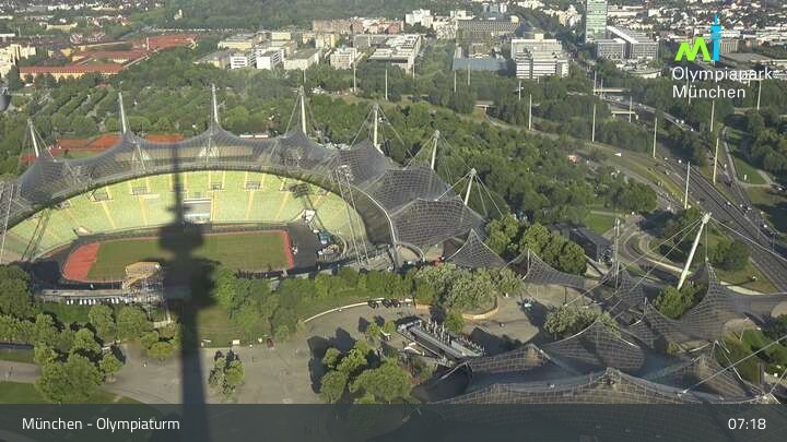 Archived image Webcam View over the Olympic Park Munich