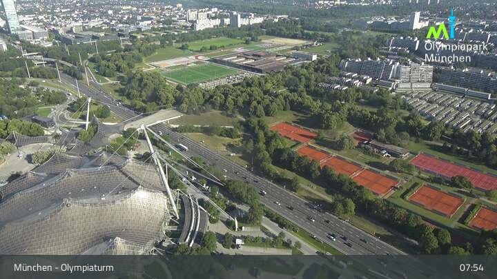 Archived image Webcam View over the Olympic Park Munich