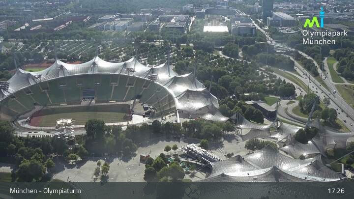 Archived image Webcam View over the Olympic Park Munich