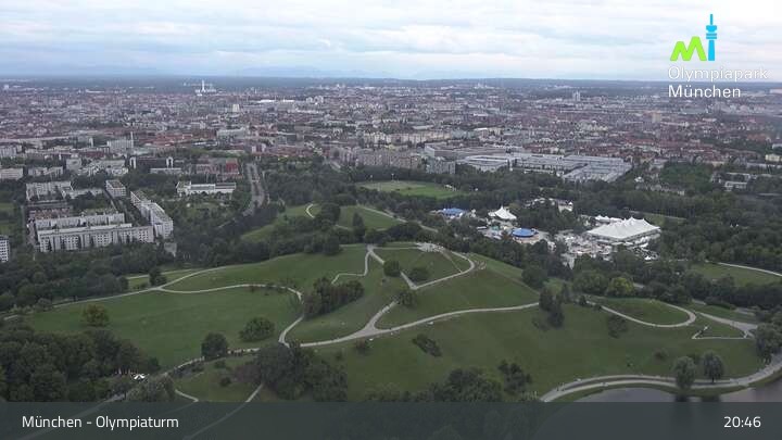 Archived image Webcam View over the Olympic Park Munich