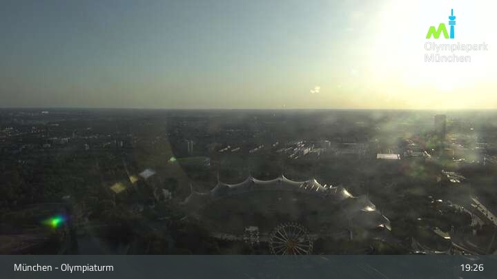 Archiv Foto Webcam München: Blick über den Olympiapark
