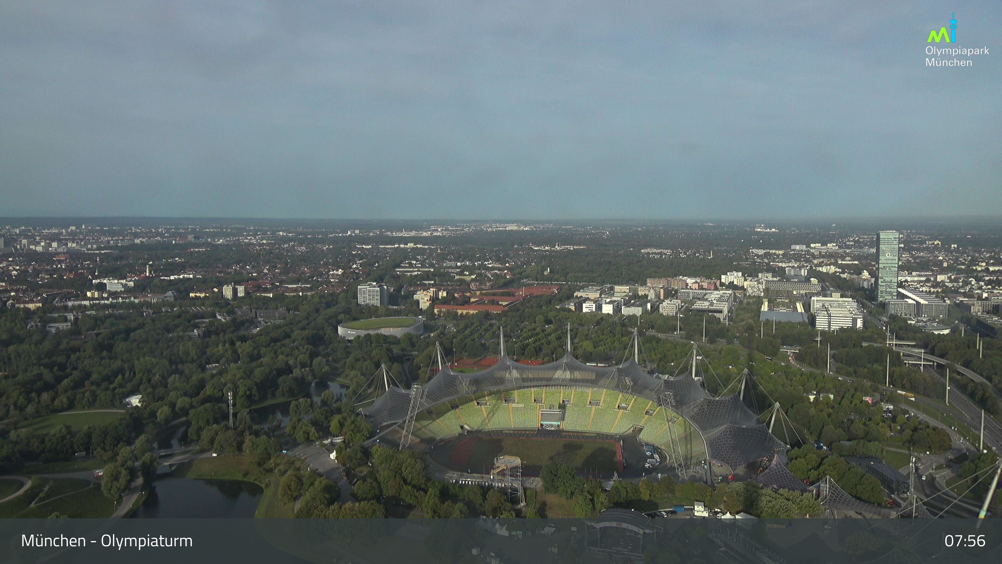 Archived image Webcam View over the Olympic Park Munich
