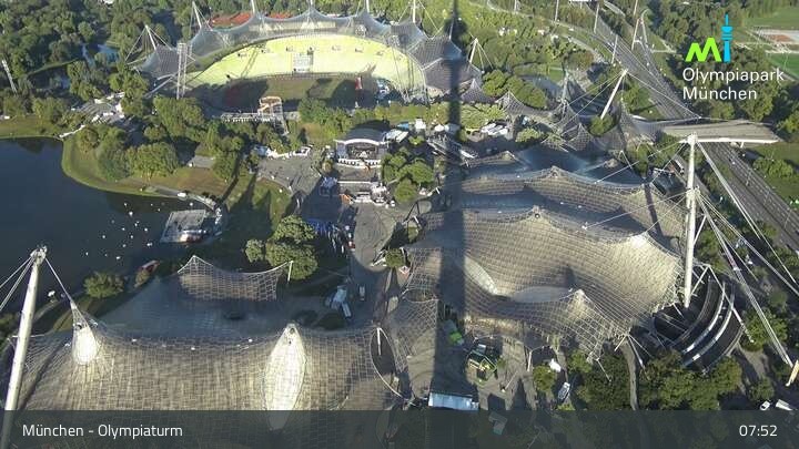 Archived image Webcam View over the Olympic Park Munich