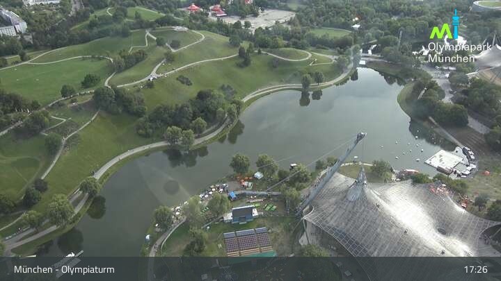 Archived image Webcam View over the Olympic Park Munich