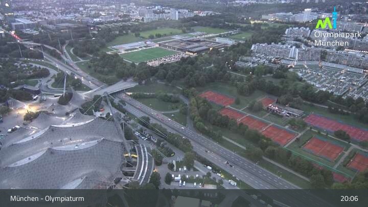 Archived image Webcam View over the Olympic Park Munich