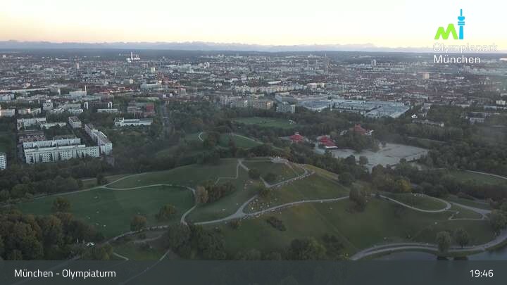 Archiv Foto Webcam München: Blick über den Olympiapark