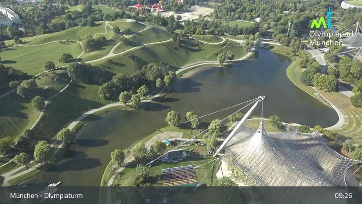 Archived image Webcam View over the Olympic Park Munich
