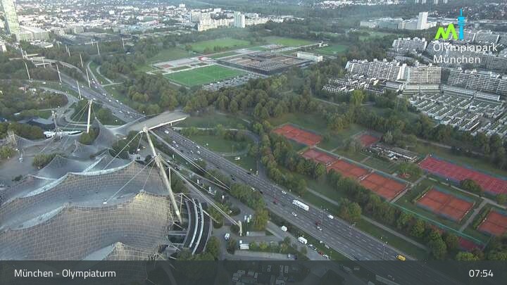 Archived image Webcam View over the Olympic Park Munich