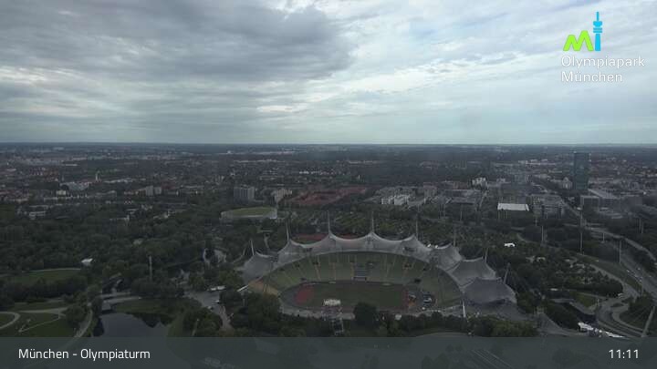 Archived image Webcam View over the Olympic Park Munich