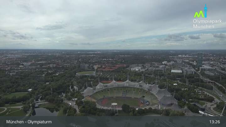 Archived image Webcam View over the Olympic Park Munich