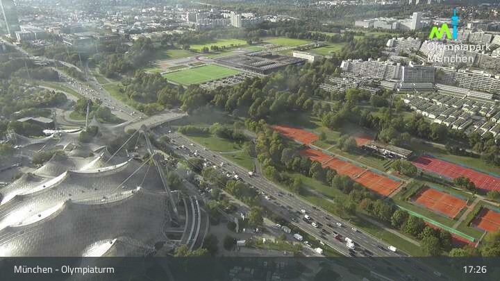 Archived image Webcam View over the Olympic Park Munich