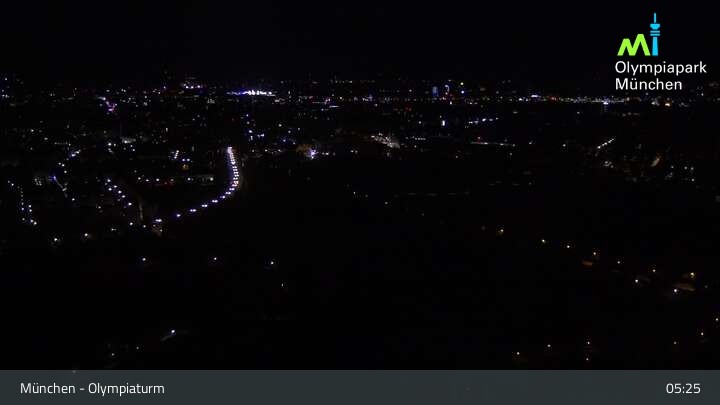 Archiv Foto Webcam München: Blick über den Olympiapark