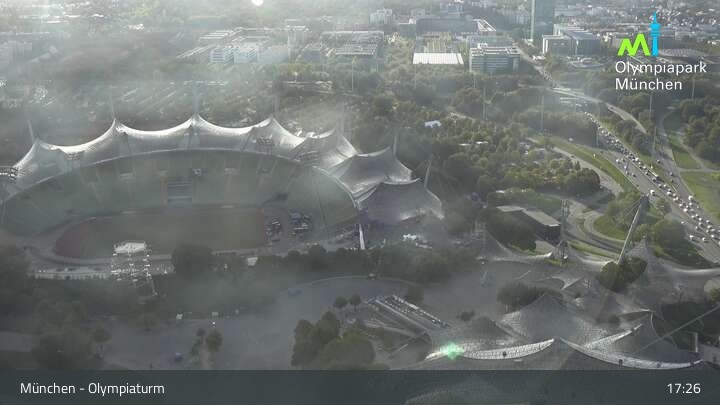 Archived image Webcam View over the Olympic Park Munich