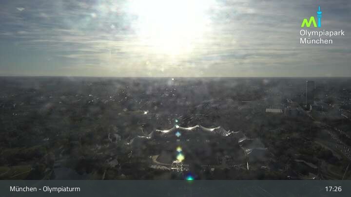 Archiv Foto Webcam München: Blick über den Olympiapark