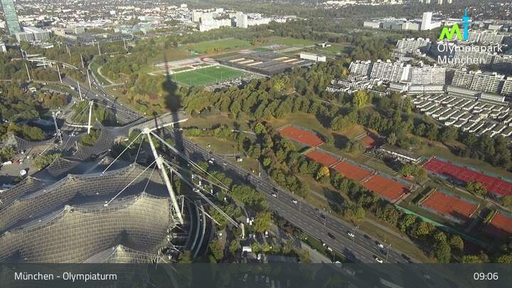 Archived image Webcam View over the Olympic Park Munich