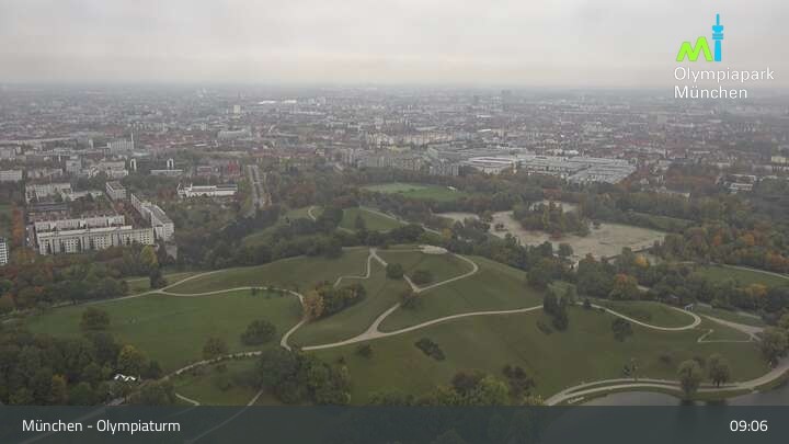Archived image Webcam View over the Olympic Park Munich